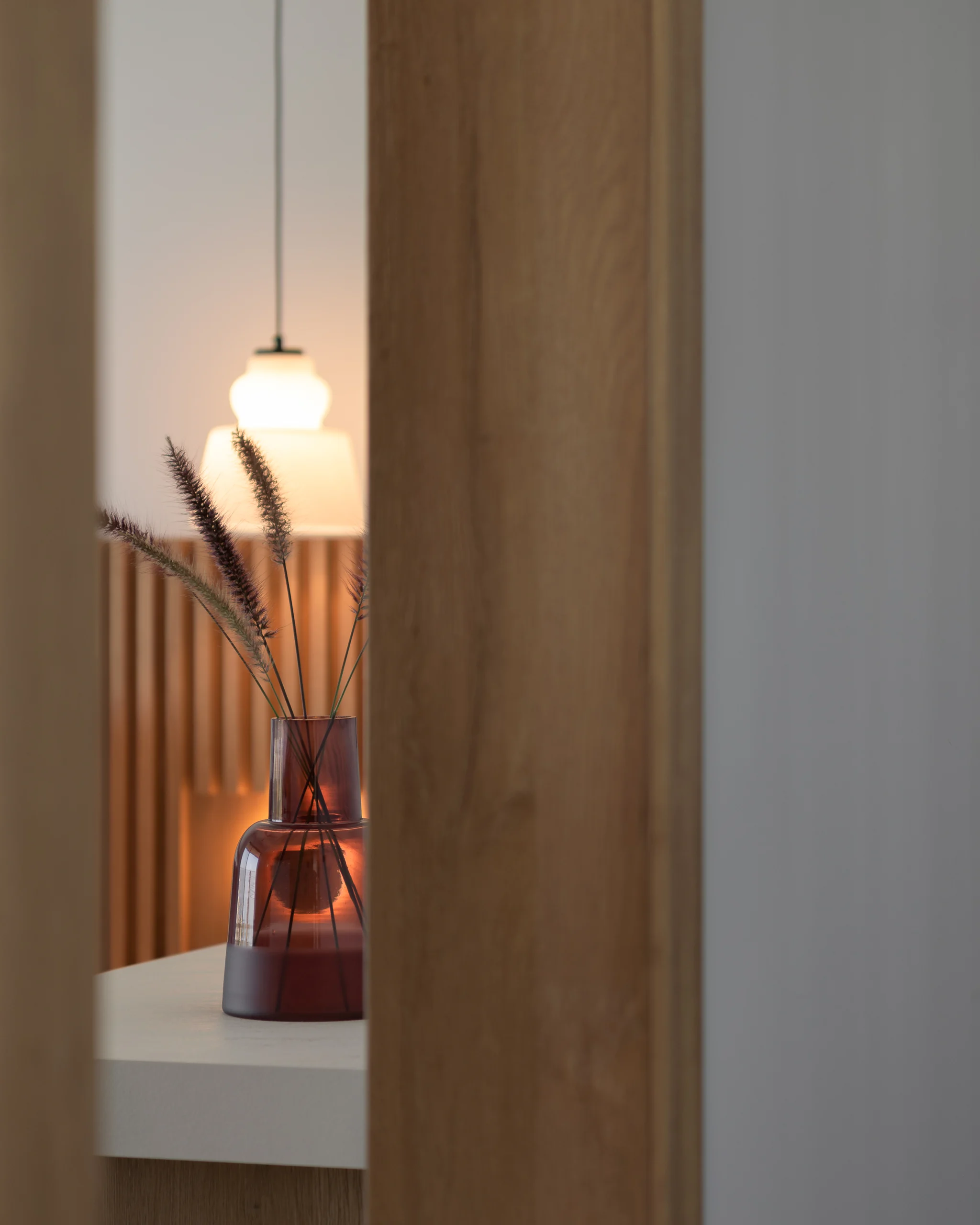 Timber bedside detail in First-floor Bedroom 2 at Aesthea Exclusive Villa